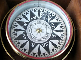 Close up view of card dial & bowl
